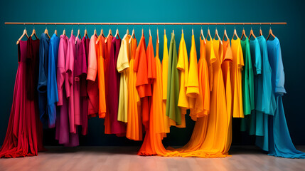 Bright colored clothes.