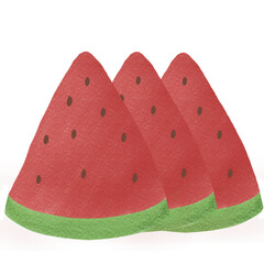 watermelon isolated on white