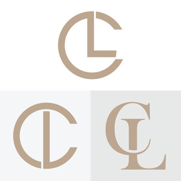 Initial Monogram CL LC Letter Logo Design Vector. Graphic Alphabet Symbol for Corporate Business Identity Pro Vector
