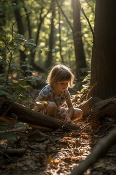 Whispers of Nature Candid Family Forest Expedition