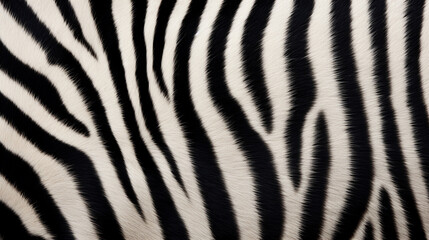 Closeup of zebra fur pattern