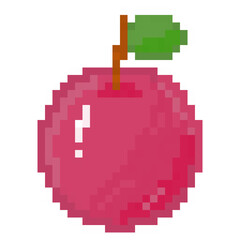 Fototapeta premium Pixelated apple