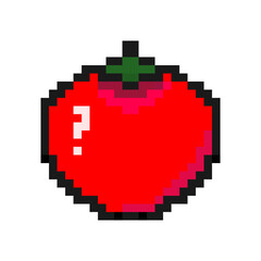 Pixelated apple