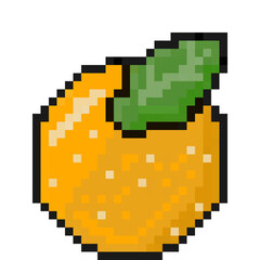 Obraz premium Pixelated orange