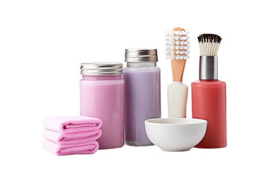 Dental Care Products Isolated on a Transparent Background