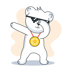 Dabbing Bear 