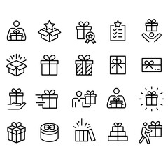 Gift Box Icons vector design
