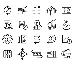  Finance Icons vector design