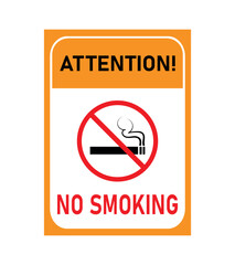 No smoking sign, No cigarette sign icons, Cigarette ban sign vector illustration.