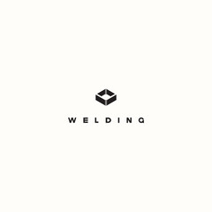 
illustration consisting of an image of a welded structure in the form of a symbol or logo