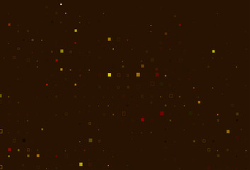 Light Orange vector texture with rectangular style.