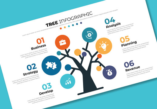 Tree Infographic layout