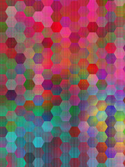 bright and vivid coloured textured grid pattern