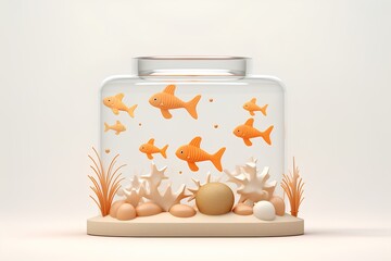 かわいい水族館（3D）
