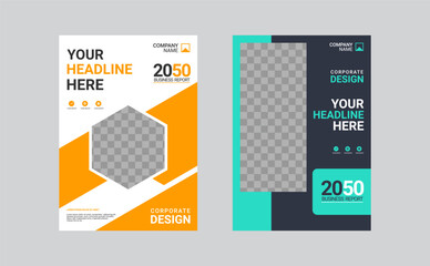 Creative corporate book cover design