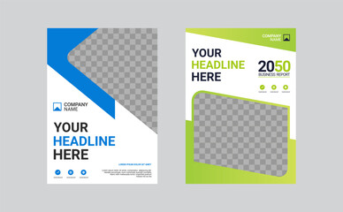 Creative corporate book cover design