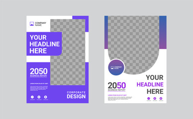 Creative corporate book cover design