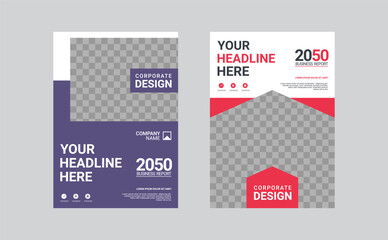 Creative corporate book cover design