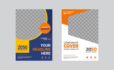 Creative corporate book cover design