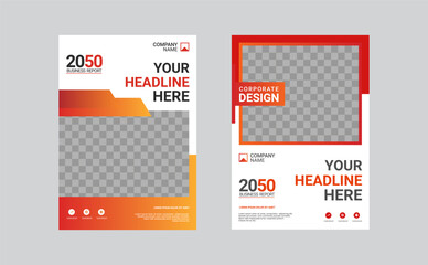 Creative corporate book cover design