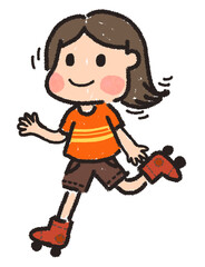 Cartoon drawing, symbol, icon, cute, activity, sport