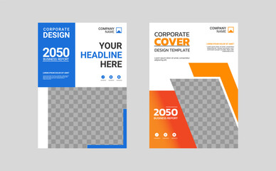 Creative corporate book cover design