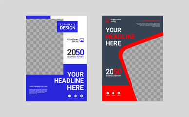 Creative corporate book cover design