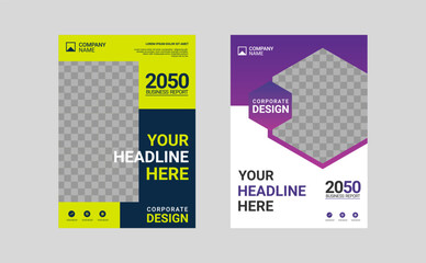 Creative corporate book cover design