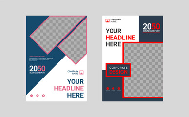 Creative corporate book cover design