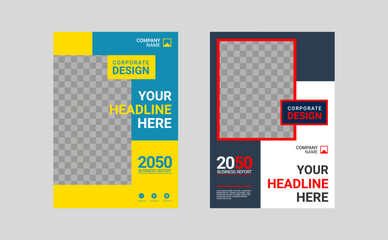 Creative corporate book cover design