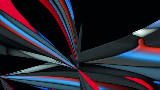 Abstract 3d Background Animation with Slow motion. of Liquid ink isolated on background. 4k Wallpaper video.
