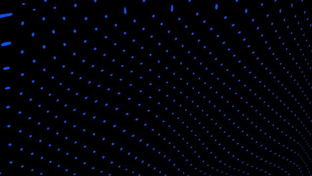 abstract geometric background of a dotted interconnected mesh pattern with slow wavy looping motion