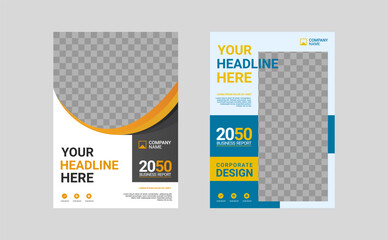 Creative corporate book cover design