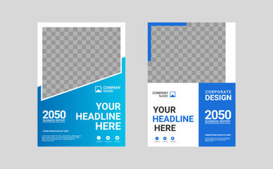 Creative corporate book cover design