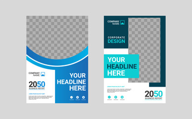 Creative corporate book cover design