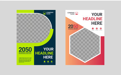 Creative corporate book cover design