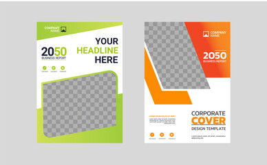 Creative corporate book cover design