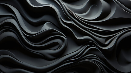 A dance of complex 3D abstract forms within dark, muscular fibers.