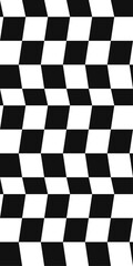 Checkers pattern diagonal in both directions. Vector racing or checkers pattern. Seamless illustration.