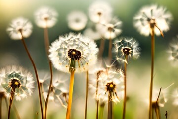 dandelion in the field