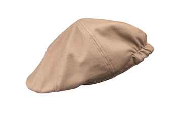 Ascot cap isolated on a white background.