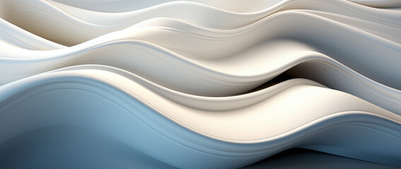 Obraz premium An abstract 3D geometric composition featuring a white muscular strand.
