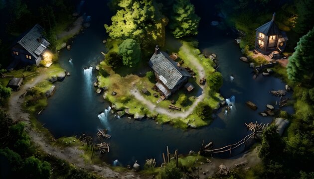 top down fantasy rpg map