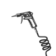 air compressor gun icon vector element web design