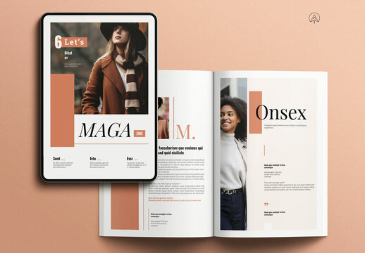 Minimal Magazine Template