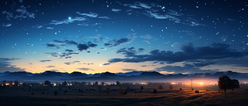 photo of Evening clear sky background