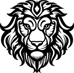 Obraz premium Tiger | Minimalist and Simple Silhouette - Vector illustration