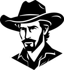 Western - High Quality Vector Logo - Vector illustration ideal for T-shirt graphic