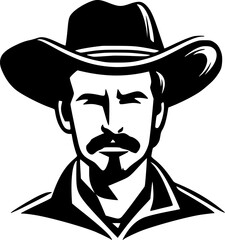 Fototapeta premium Western - High Quality Vector Logo - Vector illustration ideal for T-shirt graphic