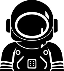 Astronaut - Minimalist and Flat Logo - Vector illustration